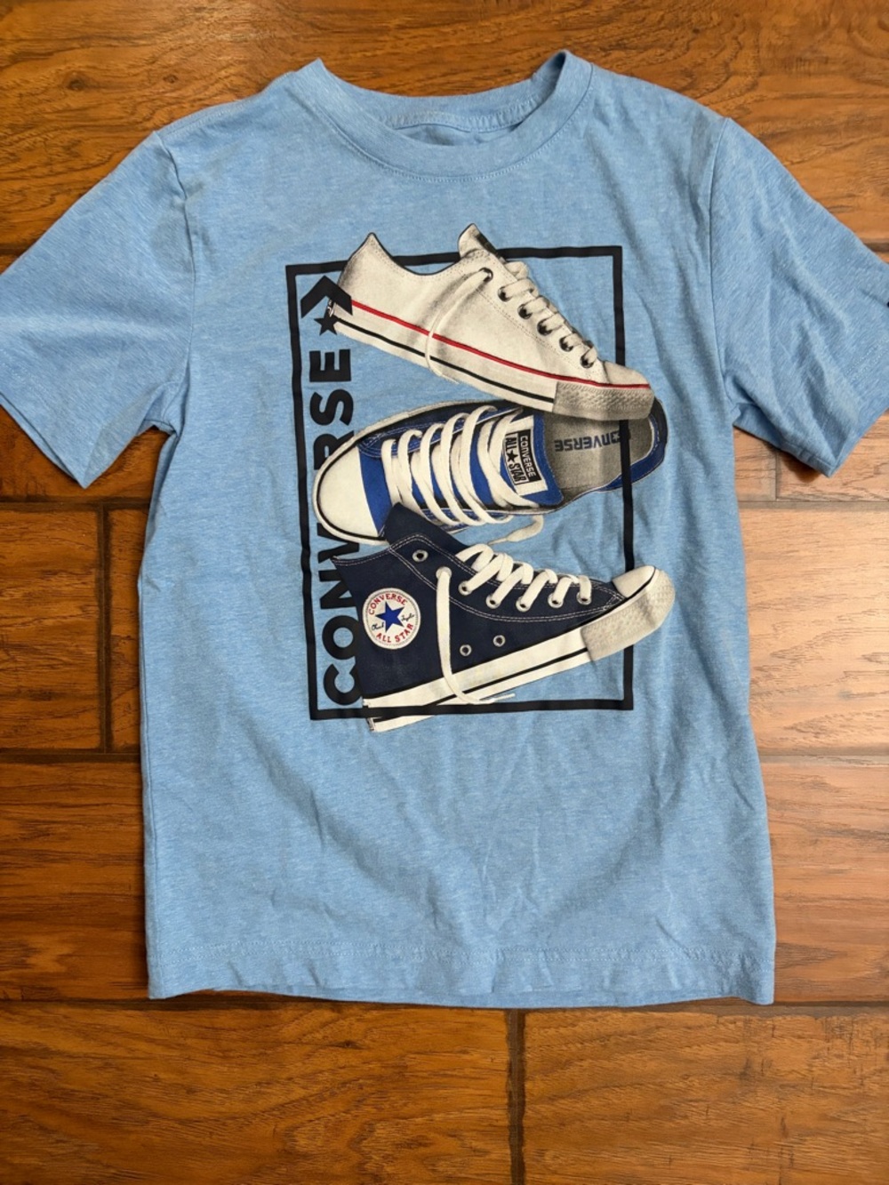 Converse Light Blue Kids Graphic Tee
